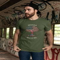 Američki odrasli Norveški korijenski majica Men -Shartprints dizajni, muški veliki