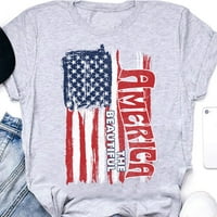 Amerika Prekrasna košulja, patriotska majica, 4. jula Muška košulja, košulja američke zastave