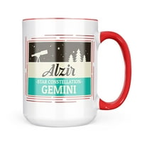 Neonblond Star Constellation Name Gemini - Alzir krila poklon za ljubitelje čaja za kafu