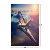 Posljednji vulkan Chris Lord Airplane Airp Airphoto Fotografija Cool ogroman veliki divovski poster