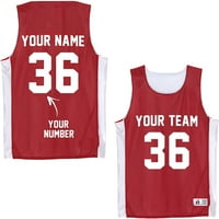 Prilagođeni košarkaški dres - Unisex, Veličina žena i mladih - Dodaj ime i broj