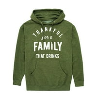 Instant poruka - zahvalna na porodici koja pića - pulover odraslih runa runo
