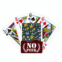Žuta zelena cvjetna boja PEEP poker igračka karta privatna igra