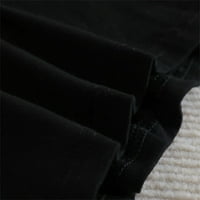 Ljetna odjeća za djevojčice Ljetna odjeća tukla je ljetni crni obrezirani suspendirani gornji oprani