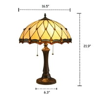 Rasvjeta Josephine Tiffany-Style Light Victorian Stolna svjetiljka 16 Shade