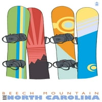 FL OZ keramička krigla, snowboards u snegu, bukovska planina, Sjeverna Karolina, Perilica za suđe i