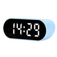 TEBRU Sat za spavaće sobe, Alarmni sat LED ekrana Temperatura ekrana Jednostavni digitalni stolni satovi