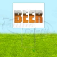 Znak za pivo, uključuje metalni stup