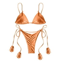 Leey-World Women kupaći ženski bikini kupaći kostim rušio dvoboj dva kupaća odijelo B, l