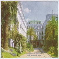 Ulaz i bašte - Hotel Metropole, Monte Carlo Poster Print Mary Evans Jazz Age Club Collection