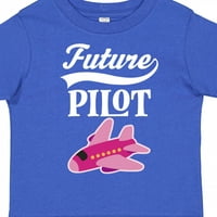 Inktastična buduća pilot djevojke avionske karijere poklon malih majica Toddler djevojka
