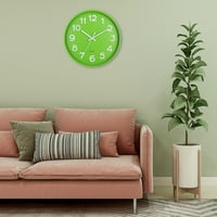 Caroomhouse Clock Ornament Moderni zidni sat Jednostavan za čitanje tiha nekrivljenog kvarcnog sata