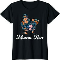 Mama kokoška majki dan cvjetna pileća farma životinja mama mama mama za žene grafiku casual crew majice