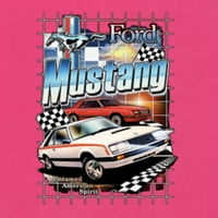 Divlji Bobby, Mustang Neponovan American Spirit Ford automobili i kamioni Žene Slim Fit Junior Tee,