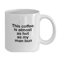 Funny keramička krigla - Ova kafa je gotovo vruća kao i moj čovek pečat - oz Mug za kavu -Unique Pokloni Ideja