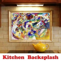 Cvijeće Keramička pločica Mural Backsplash Backplash Tuš u kupaonici, 402304-S64