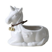 Cartoon Unicorn FlowerPot keramički saksiji Mini Bonsai Pot kućni ukras