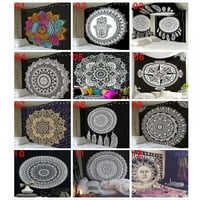 Chic Bohemian Mandala tapiserija Cvjetni zid viseći tapiserija Boho tapiserija Viseća modnog plemena