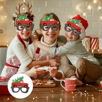 Baywell Božićni sjajni naočale za naočare za božićnu zabavu Favori Forude Favorits
