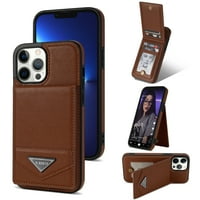 Nalacover za iPhone Pro PU kožni novčanik s utorima sa karticom - luksuzni flip magnetni gumb Kickstand