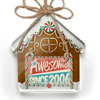 Ornament tiskan jednostrano fenomenalno od 2006., rođendanska godina Božić Neonblond