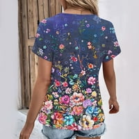 Giligiliso bluze za žene Dressy Ležerne prilike seksi trendy Western V izrez T-majice Proljetna odjeća