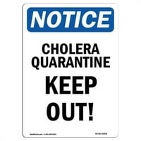 Prijava OS-NS-D-710-V- OSHA Napomena - Cholera Karantena Čuvati znak