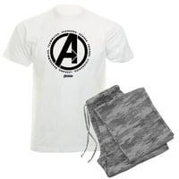 Cafepress - Avengers Endgame Logo - Muška svjetlo pidžama