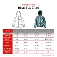 ROKKA & ROLLA BOYS reverzibilni lagani nadupiv za jaknu, veličine 4-18