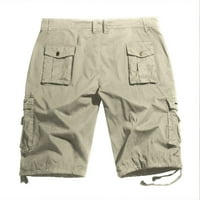 Vivianyo HD MAN kratke hlače plus veličina zazor muške casual čiste boje na otvorenom Pocket plaža Radni