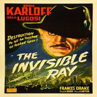 Nevidljivi Ray Boris Karloff na ponovnom puštanju na plakat) 1936. Movie Poster Masterprint