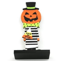 Drveni Halloween Desktop ukrasi Halloween Indoor Decor stoltop Decor a