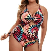 Plus size za kupaći kostim za ženske plus veličine Štampano bez kostim kupaćim kostim kupaćim kupaćim