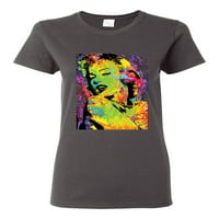 Šarena žena Marilyn Monroe pop kultura Ženska grafička majica, ugljen, 3xl