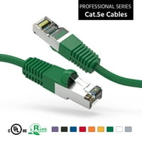 10FT CAT5E zaštićena Ethernet mrežom za podizanje kabela Gigabit LAN mrežni kabel RJ brzi patch kabel, zelena