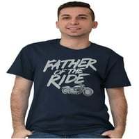 Biker tata Otac vožnje motociklom Muška grafička majica Tees Brisco Marke 4x