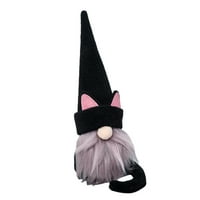 Likovni ukrasi za patuljac lutke vole ukrase za Halloween Dekoracije ELF Gnome Cat stil izvrsne višebojne