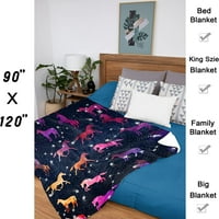 Nosbei Shark poklon za ljubitelje morskog psa Flannel Fleece bacajte pokrivač, super mekana lagana bacanja