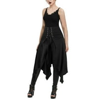 Halloween ženska punk gotička suknja čipkasta grafikona velika split retro suknja Steampunk retro victorian