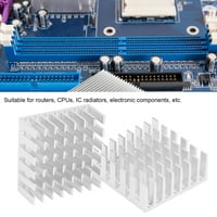 Aluminijski hladnjak, elektroničke komponente hladnjak multifunkcionalne male veličine za usmjerivače za CPU-ove za pojačalo