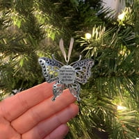 Lovehome Božićni ukrasi Porodični leptir ukras leptir Privjesak Leptir Privjesak Porodični leptir Ornament