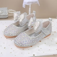 Quealent Little Kid Girls Sandal Glitter cipele za djevojčice Dječje cipele Proljeće i jesenje Rhinestone