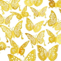 Leptir zidni ukrasi leptir zidne naljepnice Dekor sobe, uklonjivi leptiri za spavaću sobu dnevni boravak