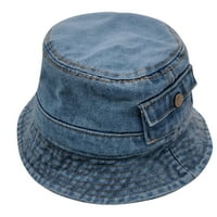 HUNPTA kape za djecu za djecu dječake Djevojke modna traper zaštita od sunčane kapice šešir ribarskih šešira