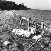 Radnici čišćenja ulja na plaži WildwoodyVeveland Istorija državnog parka Lakefront