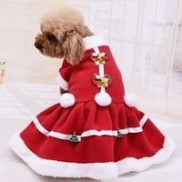 Baywell haljine za pse za male srednje pse CAT Girl Giržić Božićni kostimi Santa za pse Odjeća za pse