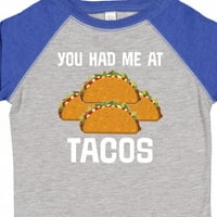 Inktastic, imao si me na tacos poklon-toddler dječaku ili majicu Toddler
