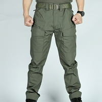 CLLIOS teretni pantalone za muškarce plus veličine Multi džepovi hlače na otvorenom vojne pantalone Lounge Jogger Cargo Hlače