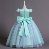 Formalna haljina za djevojke princeze haljine za djevojčice Sequin princeza Sparkly Tulle Mesh Butterfly