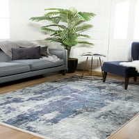 Moderna područja za uređenje tepiha, pravokutnik, plava modernog prostirki, kućni dekorativni tepih